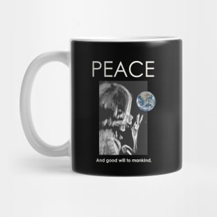 Peace to the World and Mankind Baby Mug
